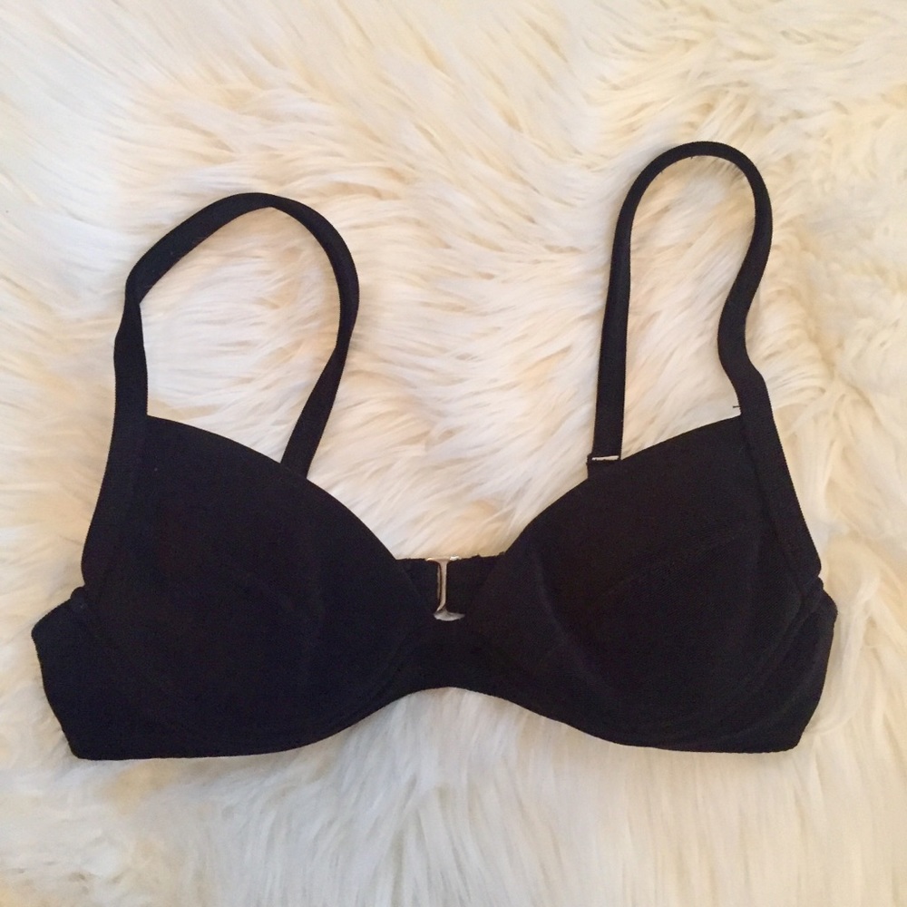 La Blanca Black Bikini Top